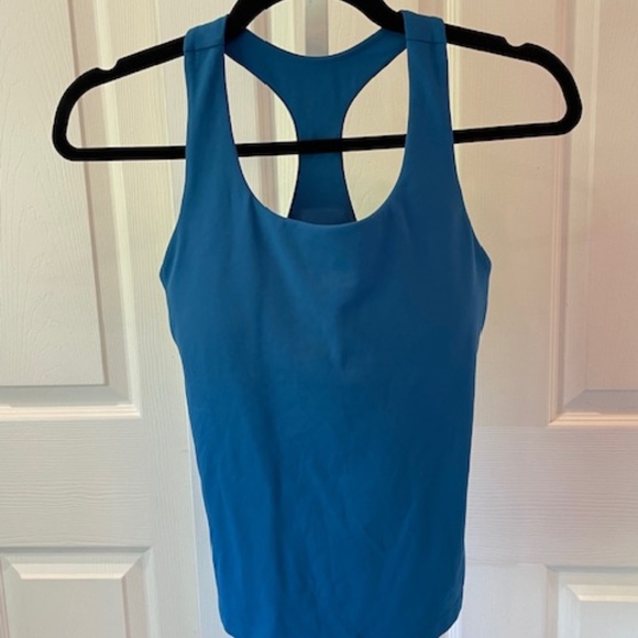 CRZ YOGA Tops - CRZ YOGA Crop Tank, Built in Bra, Teal, Size XS